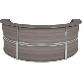Regency Marque Triple Unit Reception Curved Workstation 143-1/2