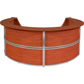 Regency Marque Quad Unit Reception Curved Desk Workstation 142