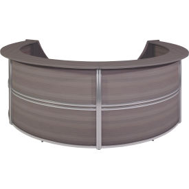 Regency Marque Quad Unit Reception Curved Desk Workstation 142