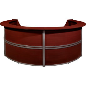 Regency Marque Quad Unit Reception Curved Desk Workstation 142