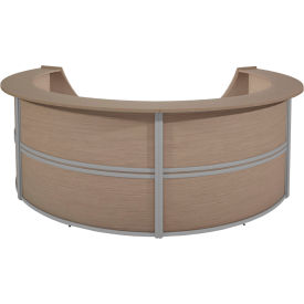 Regency Marque Quad Unit Reception Curved Desk Workstation 142