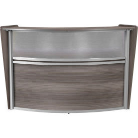 Regency Marque Plexi Single Unit Reception Desk Workstation 72