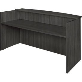 Regency Legacy Reception Desk Shell Ash Grey LRDDS7135AG