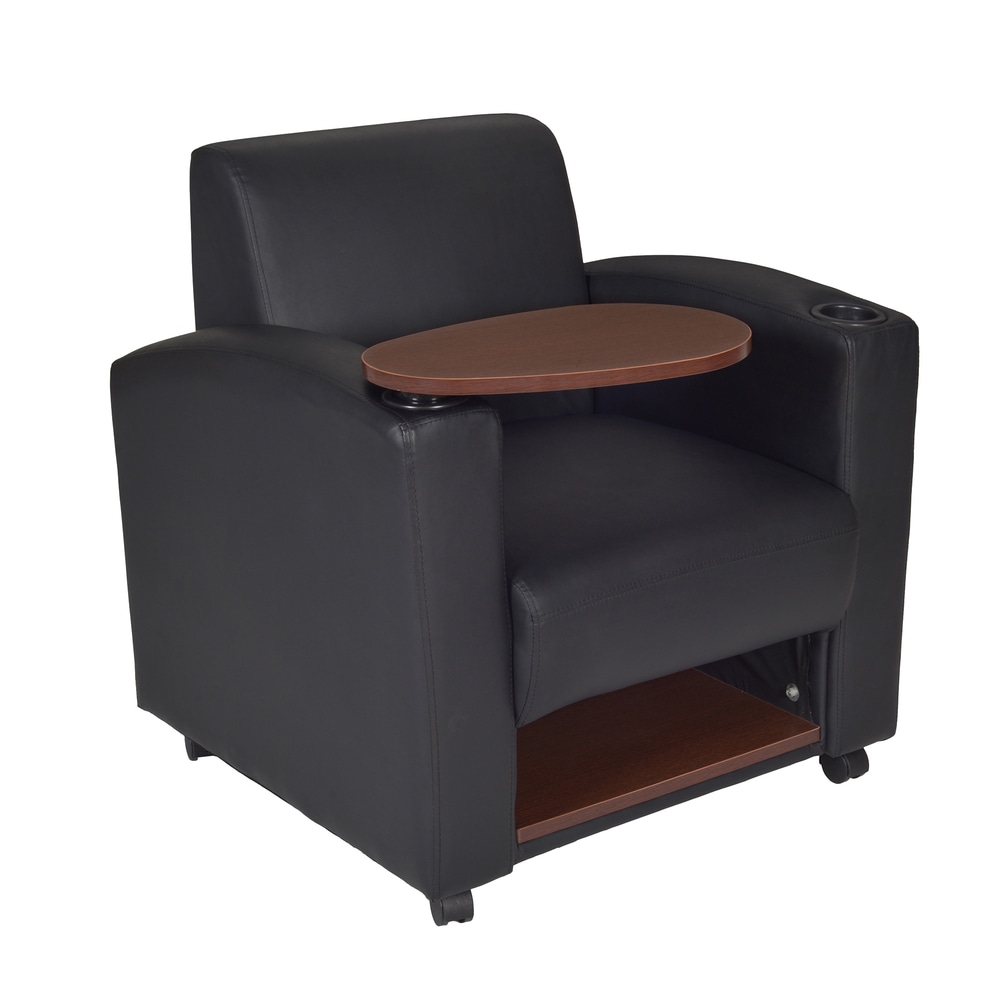 Regency Nova Lounge Accent Chair With Tablet Arm, Black, 7701JVBK2PK MPN:7701JVBK2PK