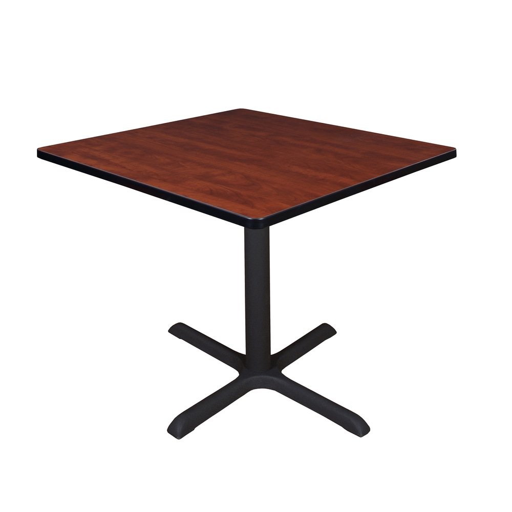 Regency Cain Square X-Base Breakroom Table, 29inH x 36inW x 36inD, Cherry MPN:TB3636CH