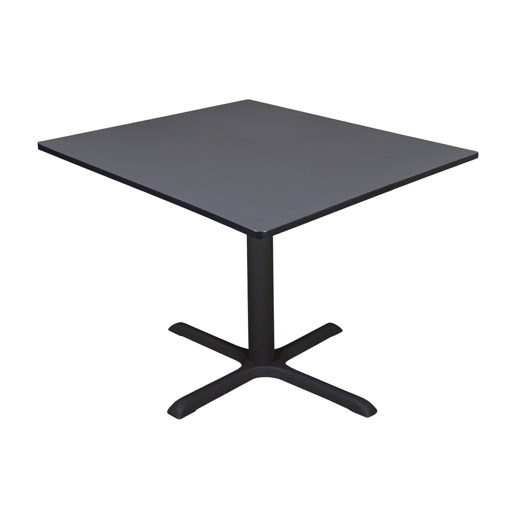 Regency Cain Square X-Base Breakroom Table, 29inH x 48inW x 48inD, Gray MPN:TB4848GY