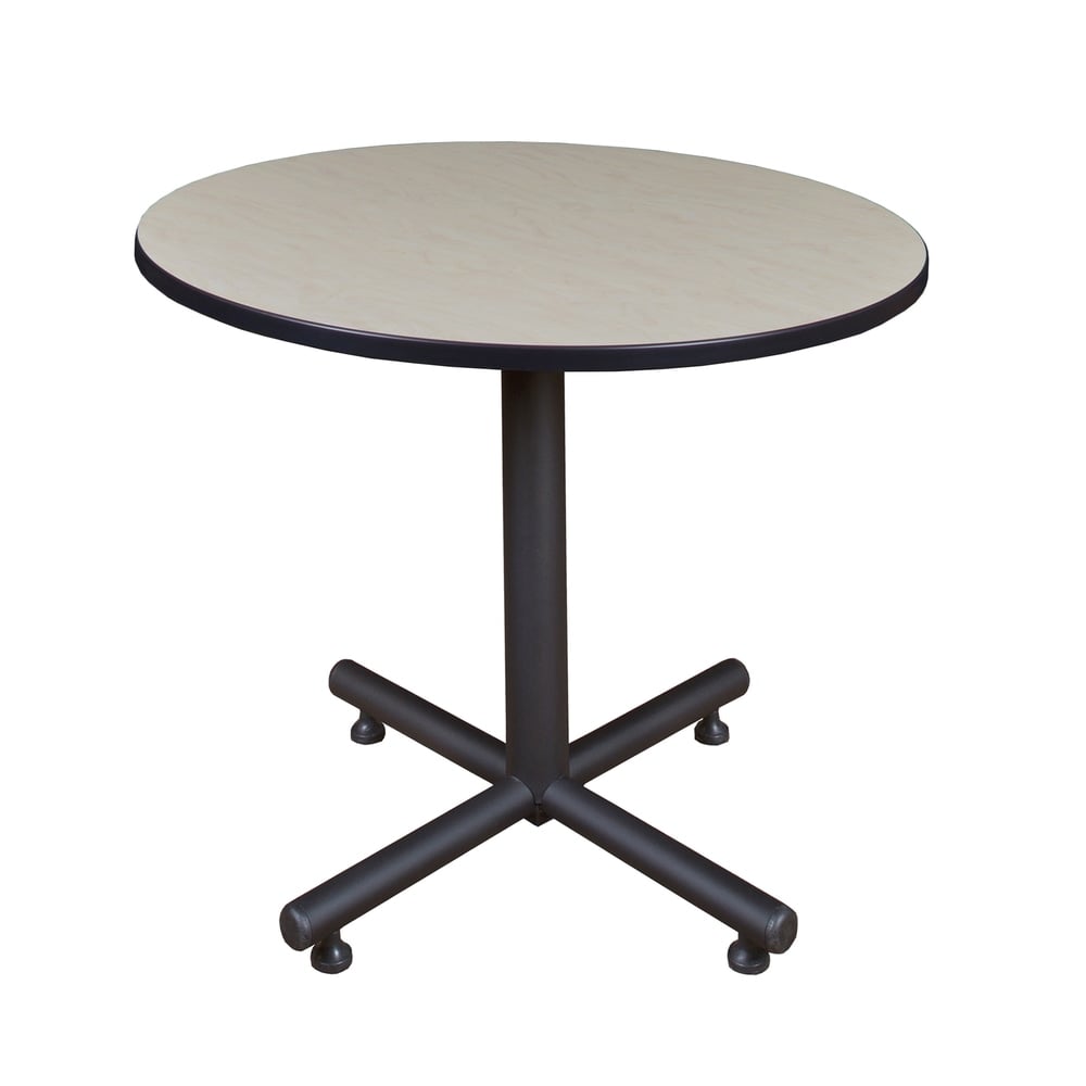Regency Kobe X-Base Round Breakroom Table, 29inH x 36inW x 36inD, Maple MPN:TKB36RNDPL