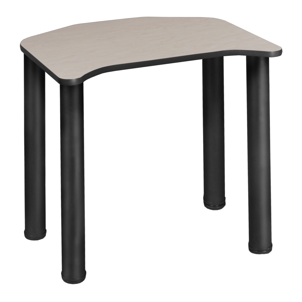 Regency Ferris 26inW Student Activity Desk, Maple/Black MPN:FSD2624PLBPBK