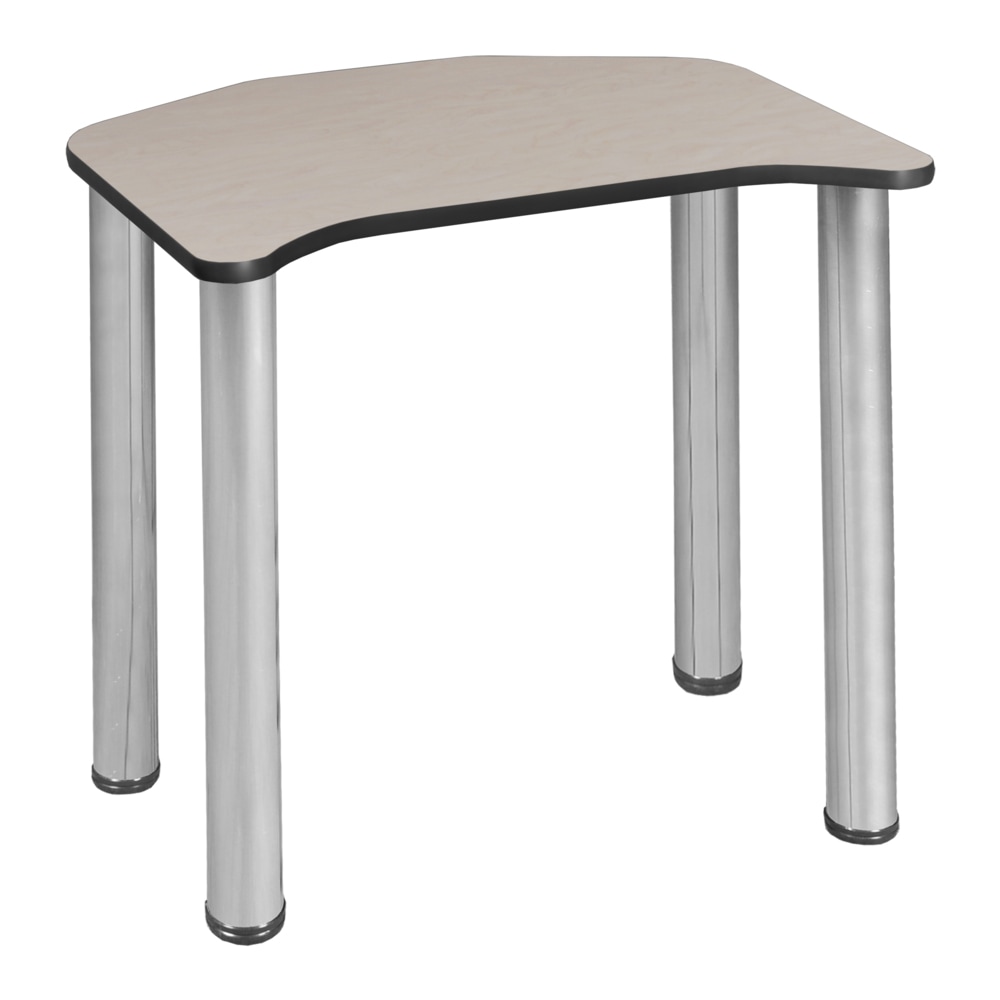 Regency Ferris 26inW Student Activity Desk, Maple/Chrome MPN:FSD2624PLBPCM