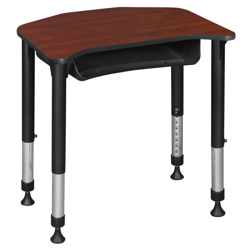 Regency Ferris 26inW Adjustable Height Student Activity Desk With Book Storage, Cherry MPN:FSDBX2624CH