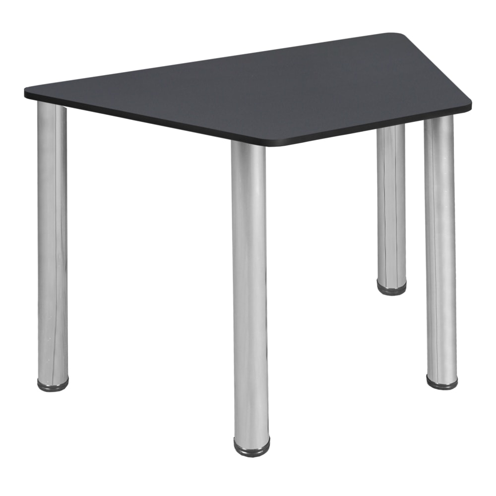 Regency 36inW Trapezoidal Student Activity Desk, Gray/Chrome MPN:TSD36231918GYBPCM