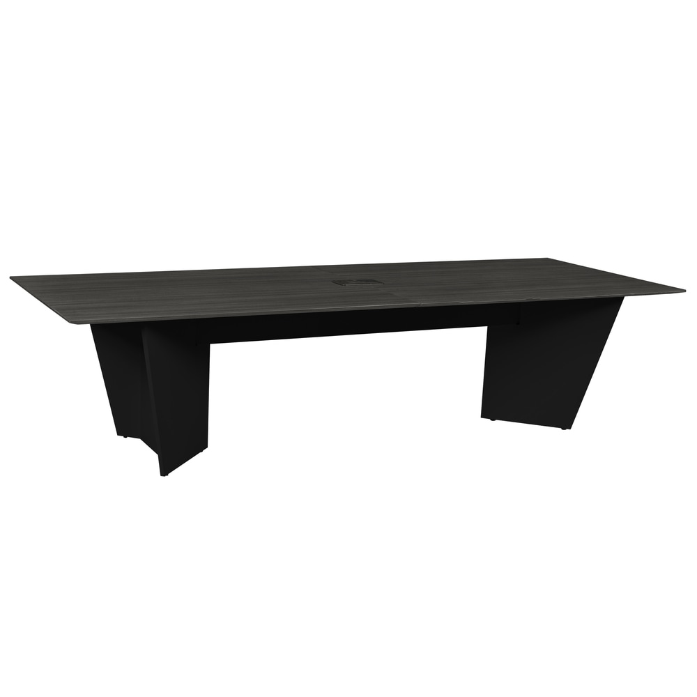 Regency Array Melamine Oval Conference Table, 29inH x 120inW x 48inD, Ash Gray MPN:ACT12048AGBK