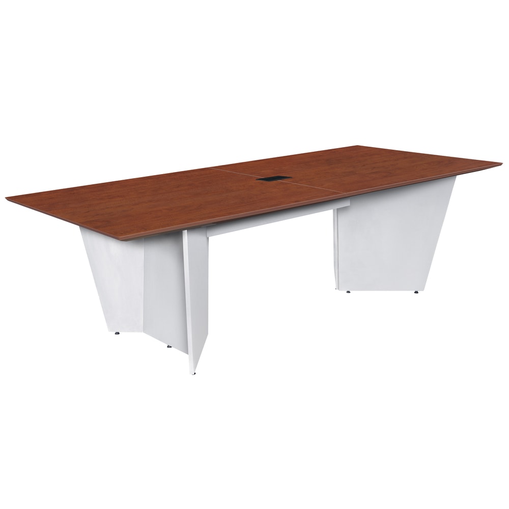Regency Array Melamine Oval Conference Table, 29inH x 96inW x 48inD, White MPN:ACT9648CHWH