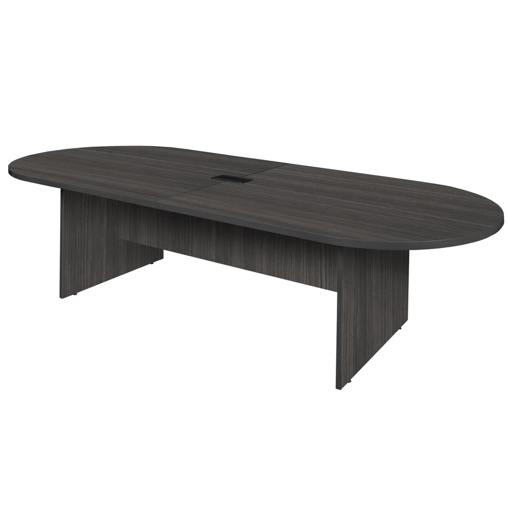 Regency Legacy Melamine Oval Conference Table, 29inH x 120inW x 47inD, Ash Gray MPN:LCTRT12047AG