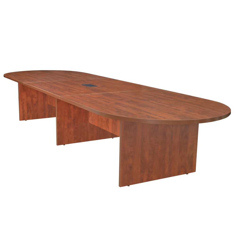 Regency Legacy Melamine Oval Conference Table, 29inH x 144inW x 52inD, Ash Cherry MPN:LCTRT14452CH