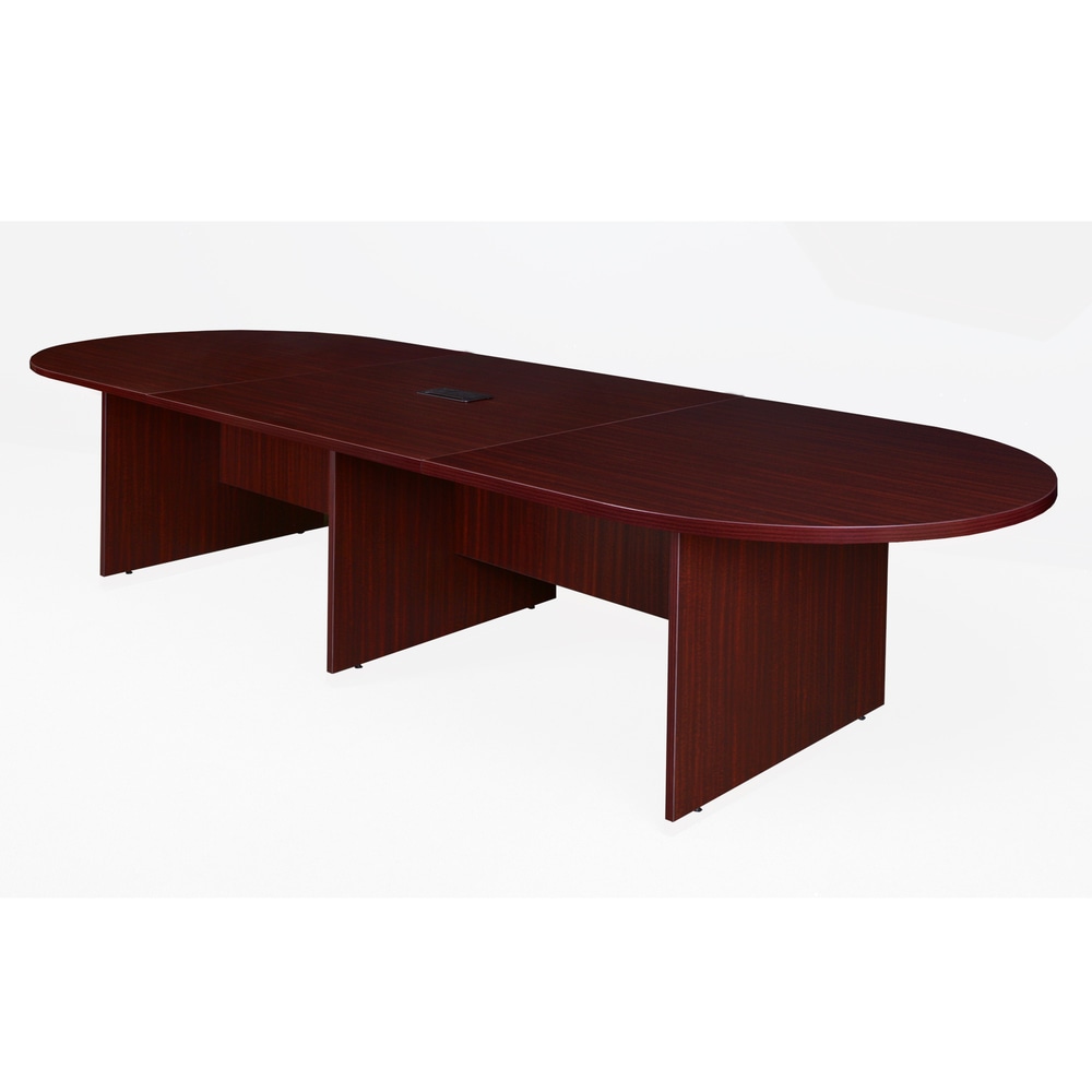 Regency Legacy Melamine Oval Conference Table, 29inH x 144inW x 52inD, Mahogany MPN:LCTRT14452MH