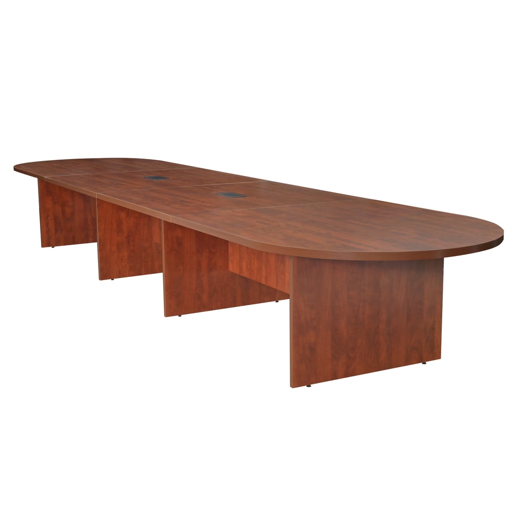 Regency Legacy Melamine Oval Conference Table, 29inH x 216inW x 52inD, Cherry MPN:LCTRT21652CH