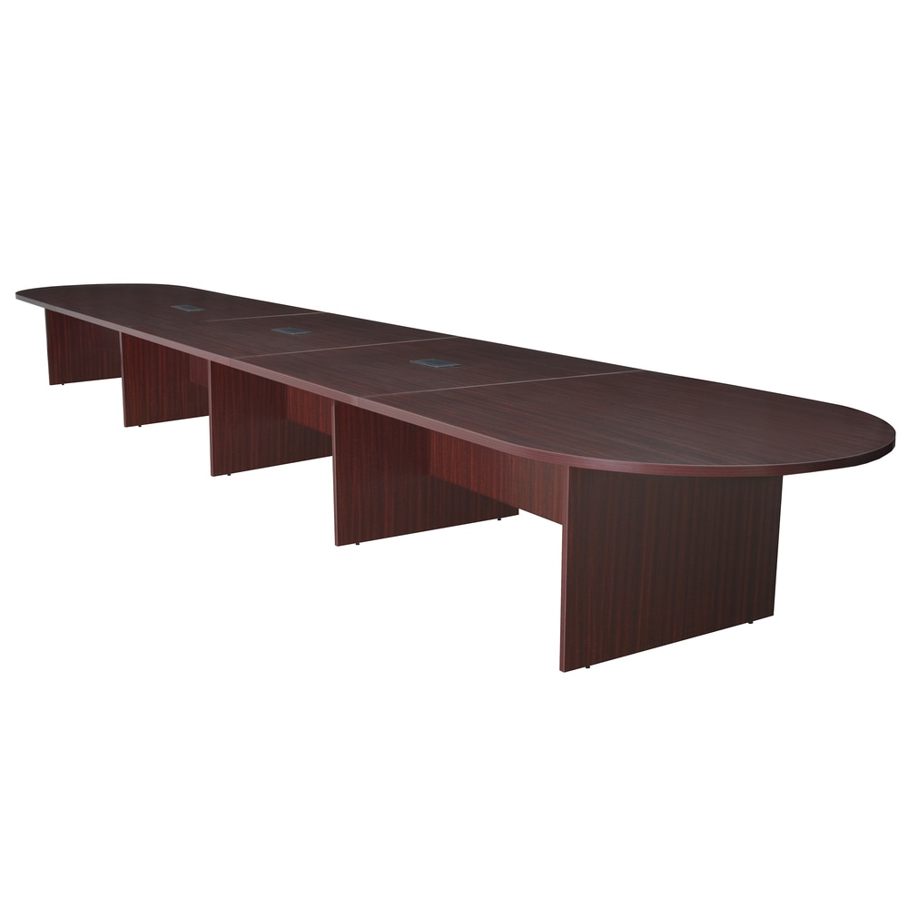 Regency Legacy Melamine Oval Conference Table, 29inH x 240inW x 52inD, Mahogany MPN:LCTRT24052MH
