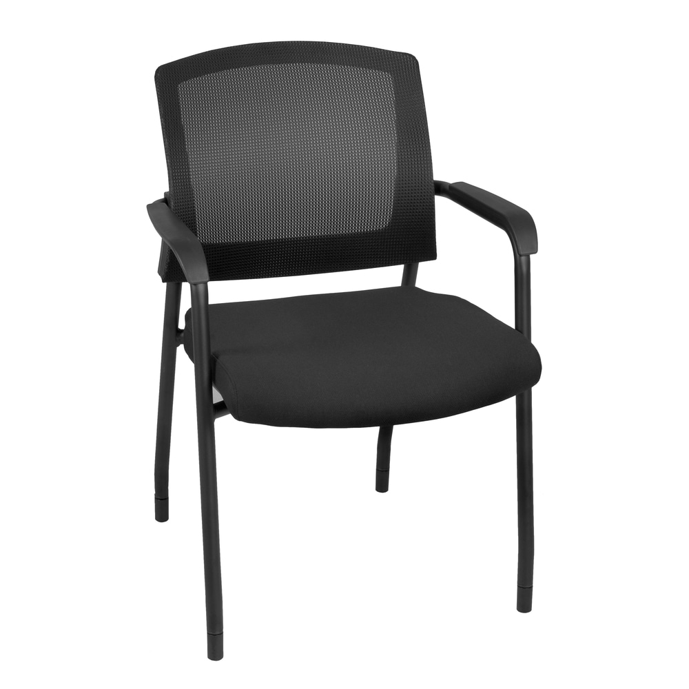 Regency Knight Mesh Stacking Chair, Black MPN:5675BK