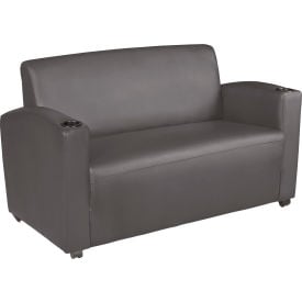 Regency Supernova Lounge Cushioned Vinyl Loveseat 56