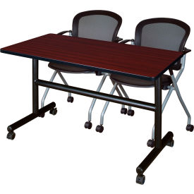 Regency® Kobe Training Nesting Table with 2 Cadence Nesting Chairs 48