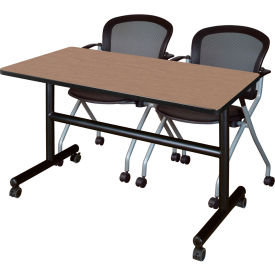 Regency® Kobe Training Nesting Table with 2 Cadence Nesting Chairs 48