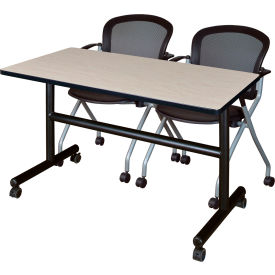 Regency® Kobe Training Nesting Table with 2 Cadence Nesting Chairs 48