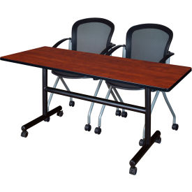 Regency® Kobe Training Nesting Table with 2 Cadence Nesting Chairs 60