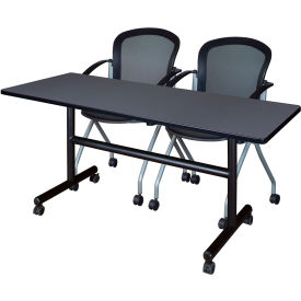 Regency® Kobe Training Nesting Table with 2 Cadence Nesting Chairs 60