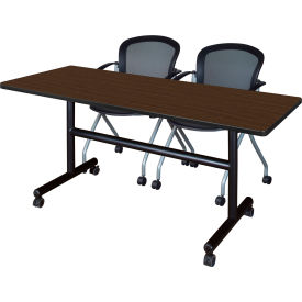 Regency® Kobe Training Nesting Table with 2 Cadence Nesting Chairs 60