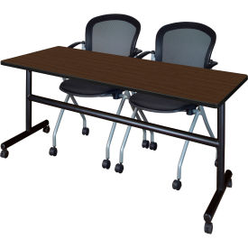 Regency® Kobe Training Nesting Table with 2 Cadence Nesting Chairs 72
