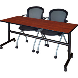 Regency® Kobe Training Nesting Table with 2 Cadence Nesting Chairs 72