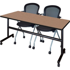 Regency® Kobe Training Nesting Table with 2 Cadence Nesting Chairs 72