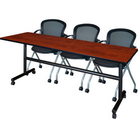 Regency® Kobe Training Nesting Table with 2 Cadence Nesting Chairs 84