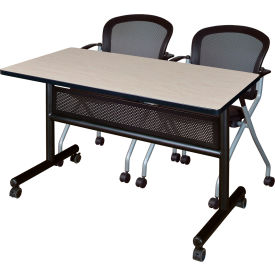 Regency® Kobe Privacy Nesting Table with 2 Cadence Nesting Chairs 48