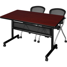 Regency® Kobe Privacy Nesting Table with 2 Cadence Nesting Chairs 48