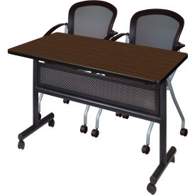 Regency® Kobe Privacy Nesting Table with 2 Cadence Nesting Chairs 48