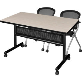 Regency® Kobe Privacy Nesting Table with 2 Cadence Nesting Chairs 48