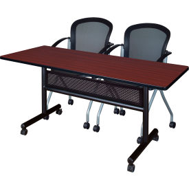 Regency® Kobe Privacy Nesting Table with 2 Cadence Nesting Chairs 60
