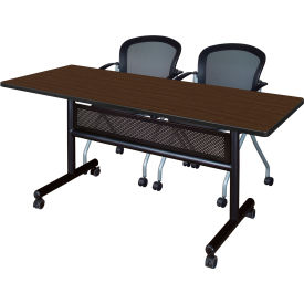 Regency® Kobe Privacy Nesting Table with 2 Cadence Nesting Chairs 60