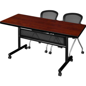 Regency® Kobe Privacy Nesting Table with 2 Cadence Nesting Chairs 60