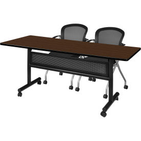 Regency® Kobe Privacy Nesting Table with 2 Cadence Nesting Chairs 60