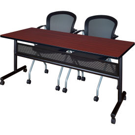 Regency® Kobe Privacy Nesting Table with 2 Cadence Nesting Chairs 72