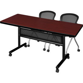 Regency® Kobe Privacy Nesting Table with 2 Cadence Nesting Chairs 72