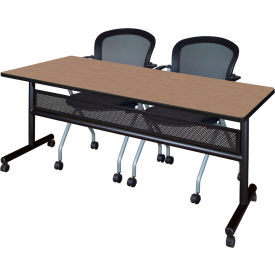 Regency® Kobe Privacy Nesting Table with 2 Cadence Nesting Chairs 72