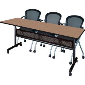 Regency® Kobe Privacy Nesting Table with 2 Cadence Nesting Chairs 84