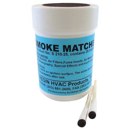 Smoke Matches, PK25 MPN:S210-25
