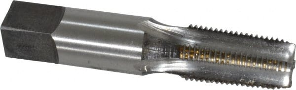 Standard Pipe Tap: 1/8-27, NPT, Regular, 4 Flutes, High Speed Steel, Bright/Uncoated MPN:46446