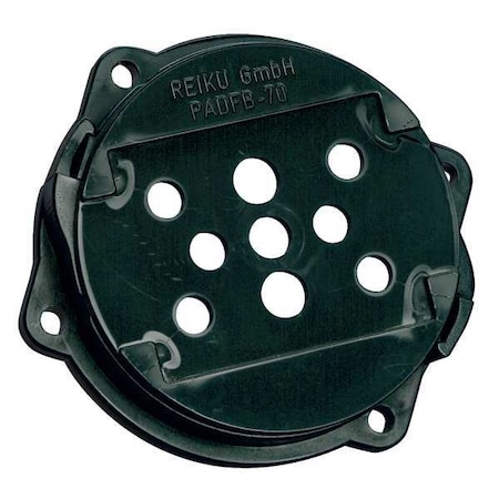 Flange, 2.750 in., Black, Polyamide MPN:PADFB-70