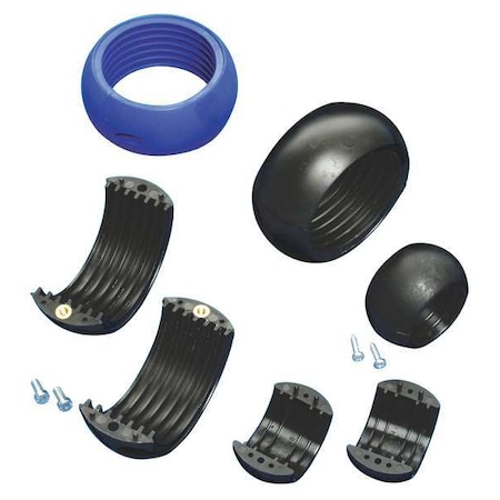 Tubing Protector, 0.360in, Black, Polyamide MPN:PAPRB-70